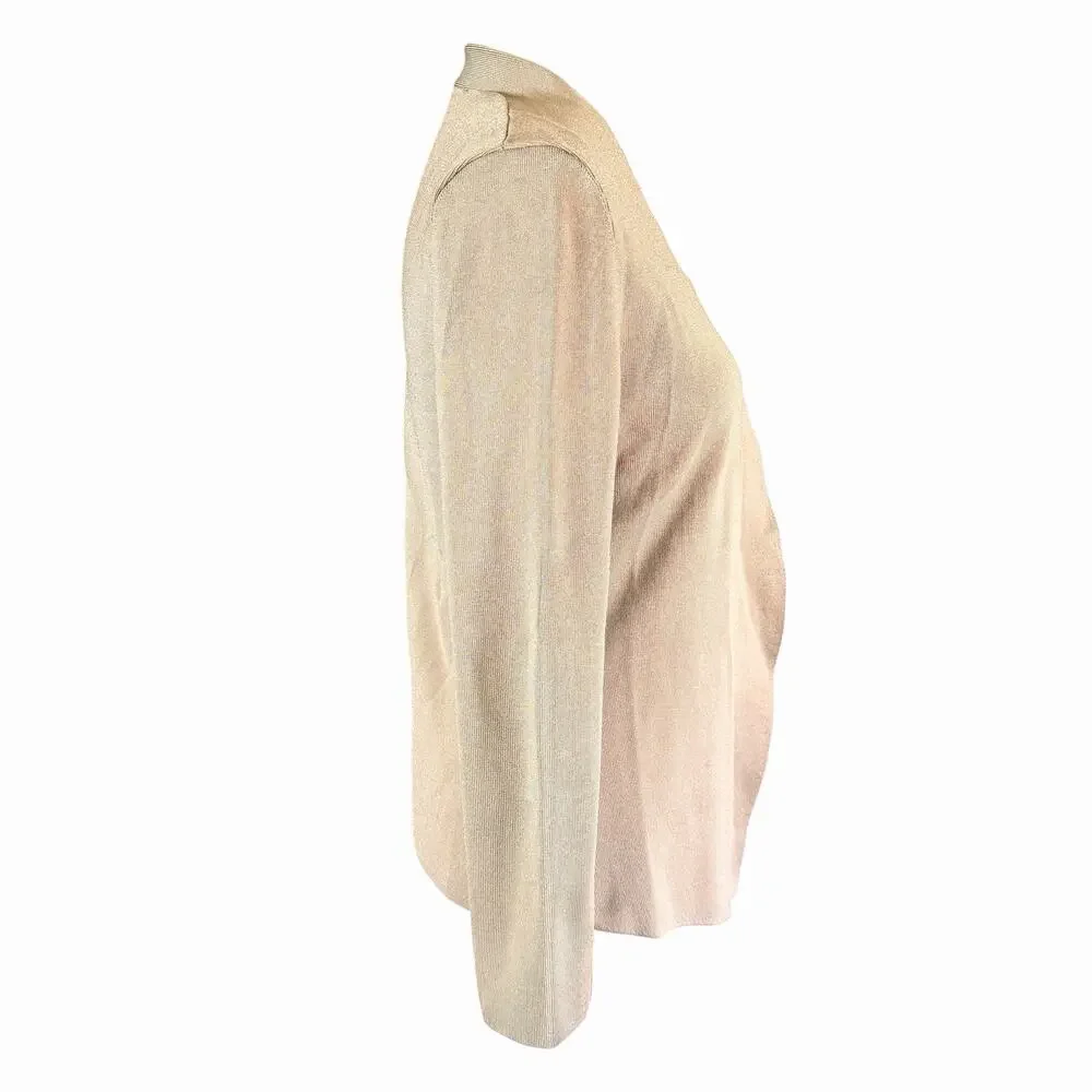 Mm Lafleur Womens Woolf Jardigan Taupe Pearl M Minimalist Capsule Career City